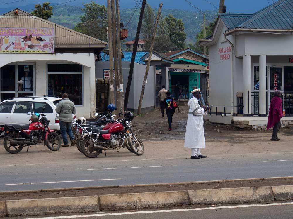 Policeman in Arusha, Tanzania