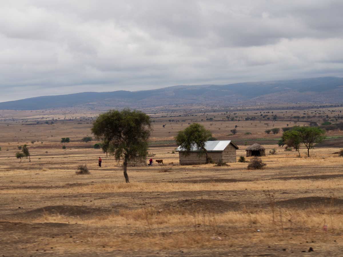 Landscape with house Tanzania